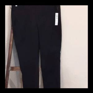 Sz 18 Tribal  Black "Flatten It" Pull On Pants Slimming Trousers